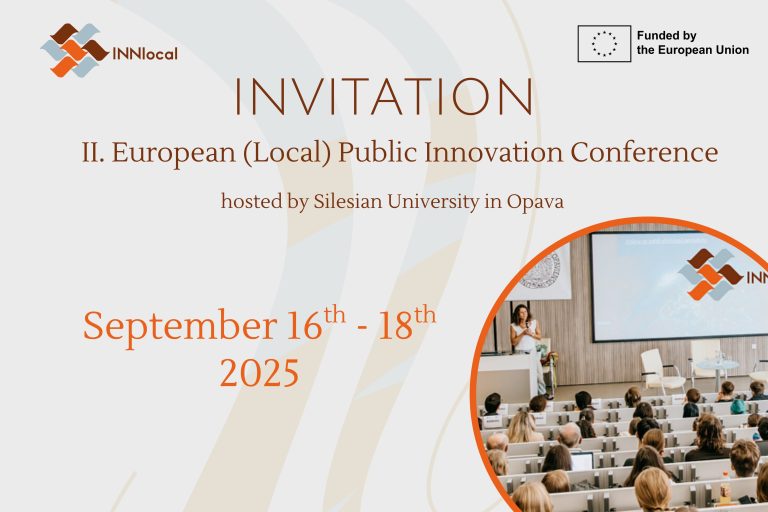 Join us for the II. European (Local) Public Innovation Conference in Opava!